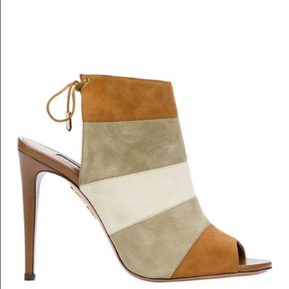Aquazzura Colorblock Heeled Sandals